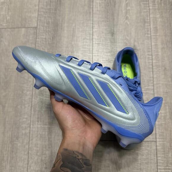Adidas Copa Pure 3 Pro FG Blue Silver Grey Soccer Football Cleats ID9043 main image 7